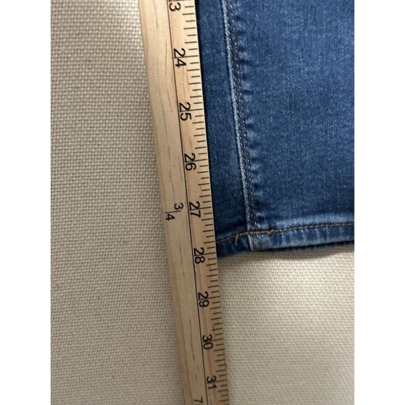 Express Jeans Womens 10R Ultimate Stretch Super Skinny Mid Rise Grunge Distress - Picture 7 of 12